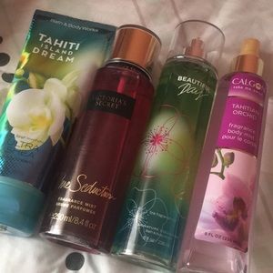 Bath & Bodyworks and Victoria’s Secret Fragances